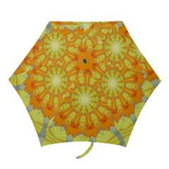 Sunshine-sunny-sun-abstract-yellow - Mini Folding Umbrellas by Ravend