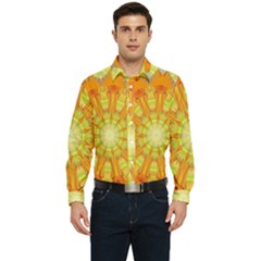 Sunshine-sunny-sun-abstract-yellow - Men s Long Sleeve Shirt by Ravend