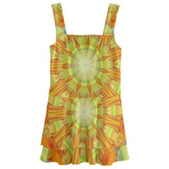 Sunshine-sunny-sun-abstract-yellow - Kids  Layered Skirt Swimsuit by Ravend