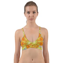 Sunshine-sunny-sun-abstract-yellow - Wrap Around Bikini Top by Ravend