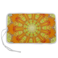 Sunshine-sunny-sun-abstract-yellow - Pen Storage Case (m) by Ravend