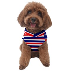 Red-white-blue-patriotic-ribbons Dog Sweater by Ravend