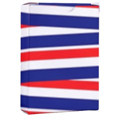 Red-white-blue-patriotic-ribbons Playing Cards Single Design (rectangle) With Custom Box