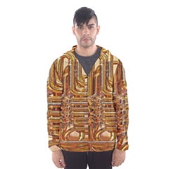 Tuba Valves Pipe Shiny Instrument Music Men s Hooded Windbreaker by Ravend