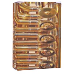 Tuba Valves Pipe Shiny Instrument Music Playing Cards Single Design (rectangle) With Custom Box by Ravend