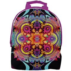 Pink Florales Muster Mini Full Print Backpack