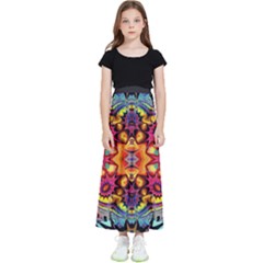 Florales Muster Kids  Flared Maxi Skirt