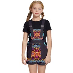 Florales Muster Kids  Short Overalls