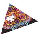 blume abstrakt Wooden Puzzle Triangle View3