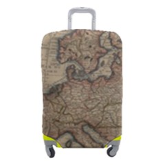 Old Vintage Classic Map Of Europe Luggage Cover (small) by Paksenen