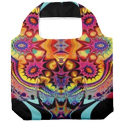 Lila Floral Blume Foldable Grocery Recycle Bag by 2607694c