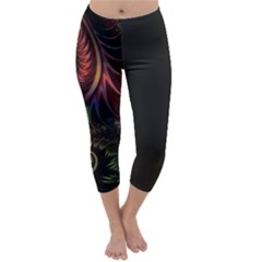 Fractal 1 Capri Winter Leggings 