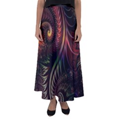 Fractal 1 Flared Maxi Skirt by 2607694c