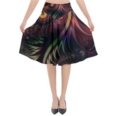 Fractal 1 Flared Midi Skirt by 2607694c