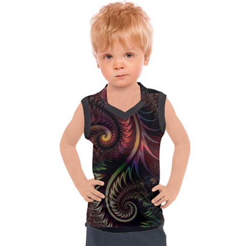 Fractal 1 Kids  Sport Tank Top by 2607694c