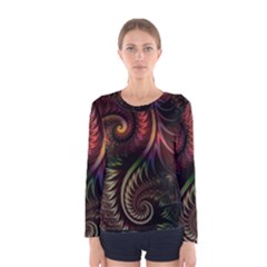 Fractal  Women s Long Sleeve T-shirt