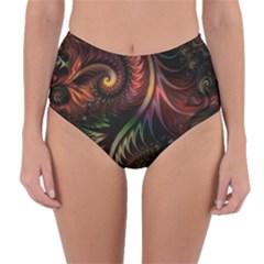 Fractal  Reversible High-waist Bikini Bottoms by 2607694c