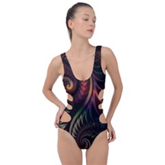 Fractal  Side Cut Out Swimsuit by 2607694c