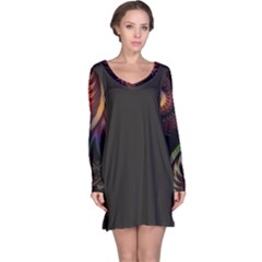 Fractal Long Sleeve Nightdress by 2607694c