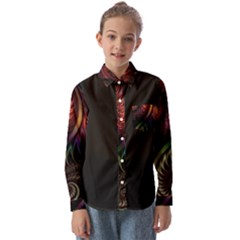 Fractal Kids  Long Sleeve Shirt by 2607694c