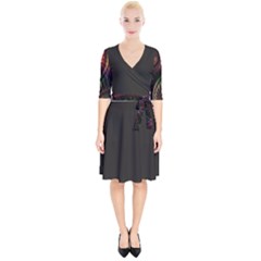 Fractal Wrap Up Cocktail Dress by 2607694c