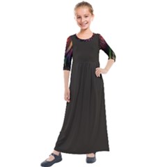 Fractal Kids  Quarter Sleeve Maxi Dress by 2607694c