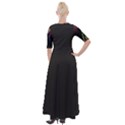 fractal Half Sleeves Maxi Dress View2