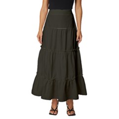 Fractal Tiered Ruffle Maxi Skirt by 2607694c