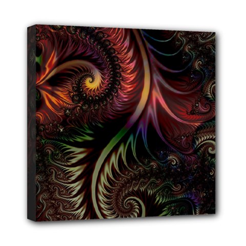 Gelb Fractal Mini Canvas 8  X 8  (stretched)