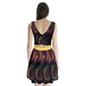 Gelb Fractal Split Back Mini Dress  View2