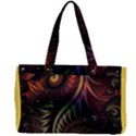 Gelb Fractal Canvas Work Bag View2