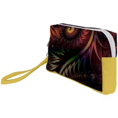 Gelb Fractal Wristlet Pouch Bag (small) by 2607694c