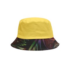 Gelb Fractal Inside Out Bucket Hat (kids)