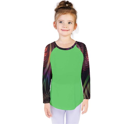 Grün Kids  Long Sleeve T-shirt by 2607694c