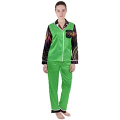 Grün Women s Long Sleeve Satin Pajamas Set	 by 2607694c