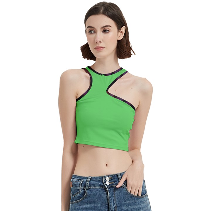 grün Cut Out Top