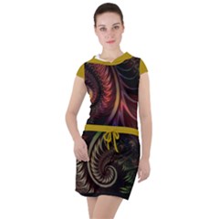 Fractal Drawstring Hooded Dress by 2607694c