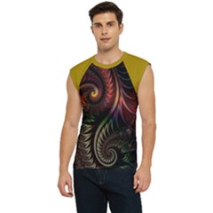 Fractal Men s Raglan Cap Sleeve T-shirt