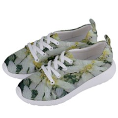 Enchanting Foliage Sharp Edged Leaves In Pale Yellow And Silver Bk Women s Lightweight Sports Shoes by dflcprintsclothing