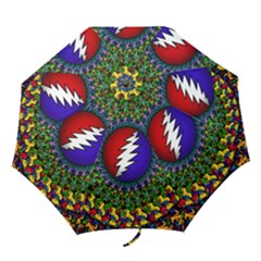 Grateful Dead Bear Pattern Folding Umbrellas