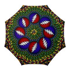 Grateful Dead Bear Pattern Golf Umbrellas