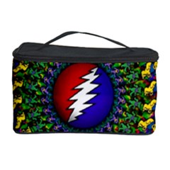 Grateful Dead Bear Pattern Cosmetic Storage Case