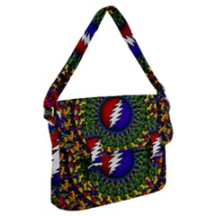 Grateful Dead Bear Pattern Buckle Messenger Bag