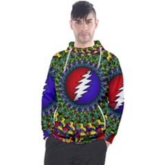 Grateful Dead Bear Pattern Men s Pullover Hoodie