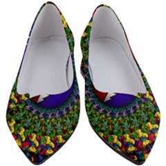 Grateful Dead Bear Pattern Women s Block Heels 