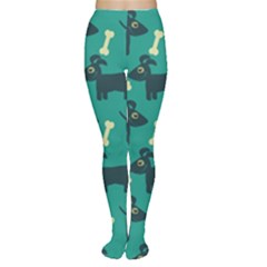 Happy Dogs Animals Pattern Tights by Ket1n9