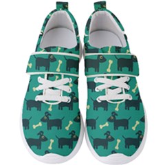 Happy Dogs Animals Pattern Men s Velcro Strap Shoes by Ket1n9