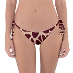 Animal Print Girraf Patterns Reversible Bikini Bottoms by Ket1n9