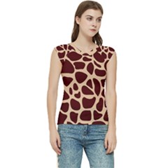 Animal Print Girraf Patterns Women s Raglan Cap Sleeve T-shirt by Ket1n9