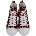 Animal Print Girraf Patterns Women s Mid-Top Canvas Sneakers View1